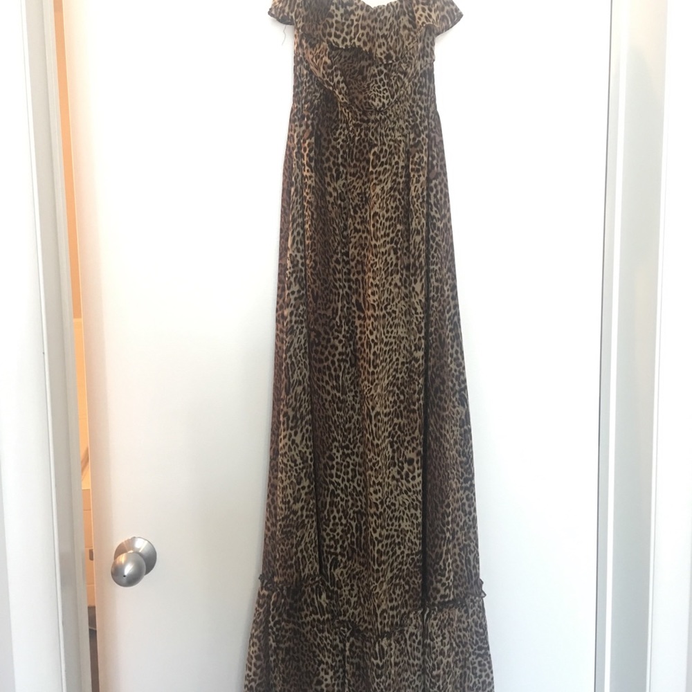 Animal Print Maxi Dress